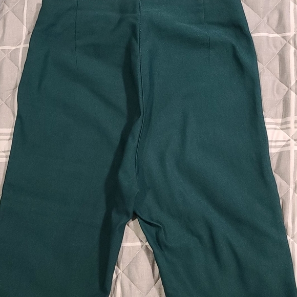 H&m green skinny dress pants - Picture 5 of 9